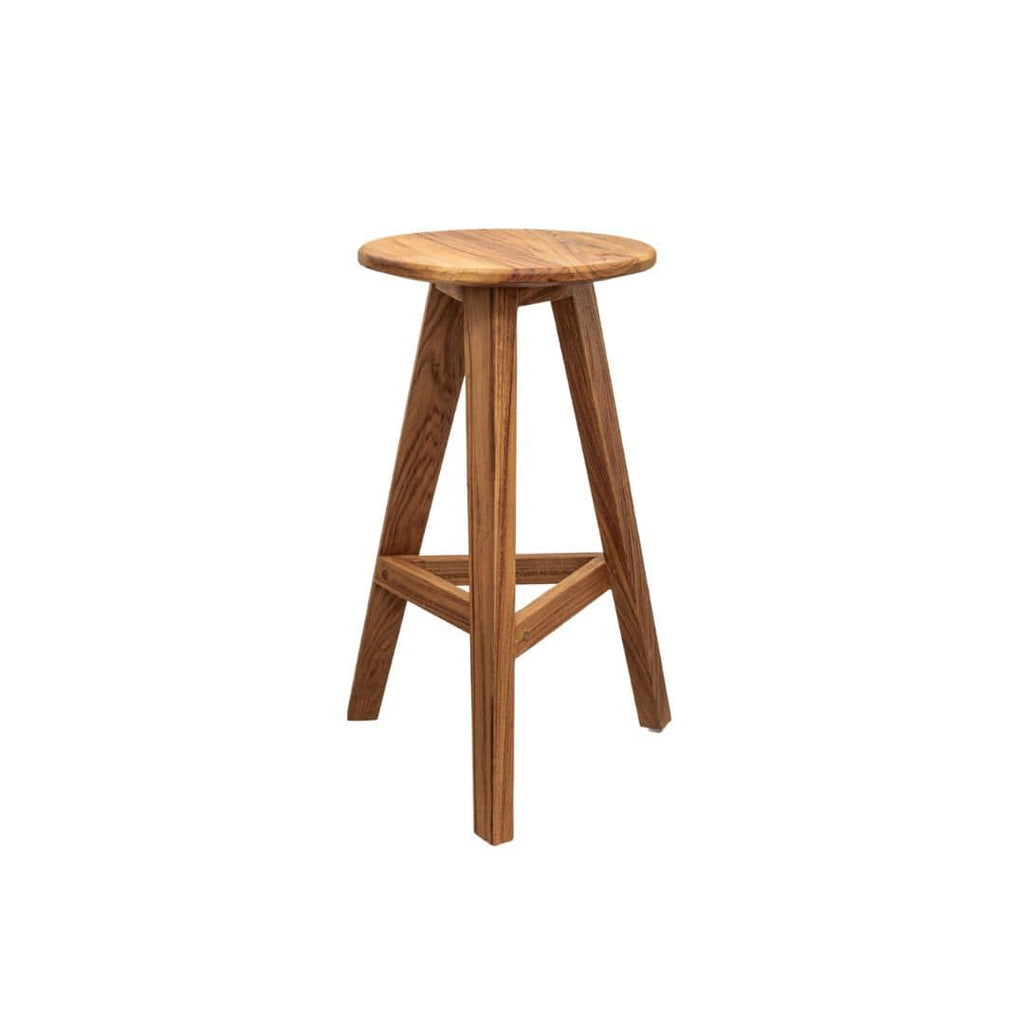 Tabouret de bar en teck Lido | 35x66cm