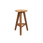 Tabouret de bar en teck Lido | 35x66cm