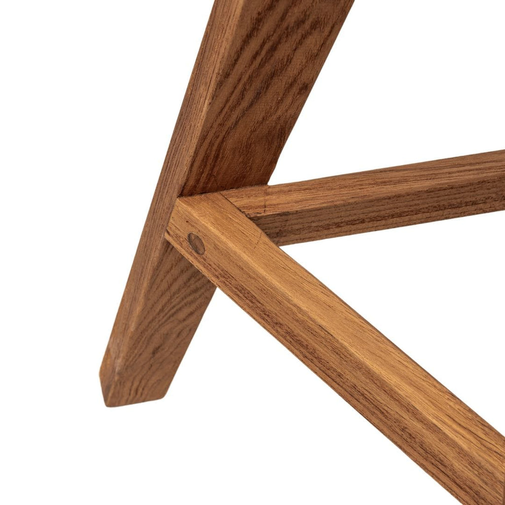 Tabouret de bar en teck Lido | 35x66cm