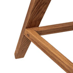 Tabouret de bar en teck Lido | 35x66cm