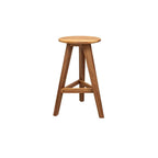 Tabouret de bar en teck Lido | 35x66cm