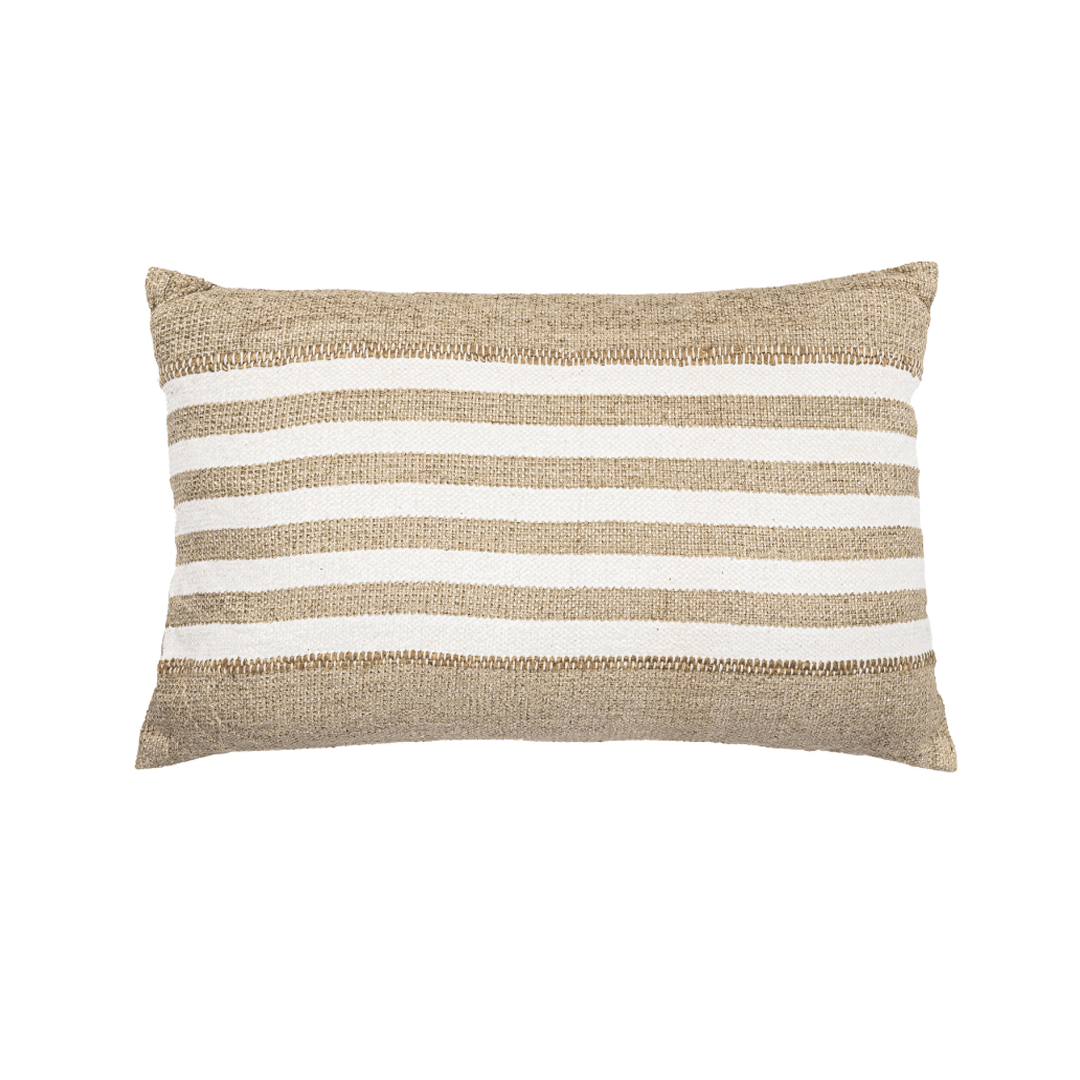 Coussin rectangulaire rayé Minoa | 60x40cm
