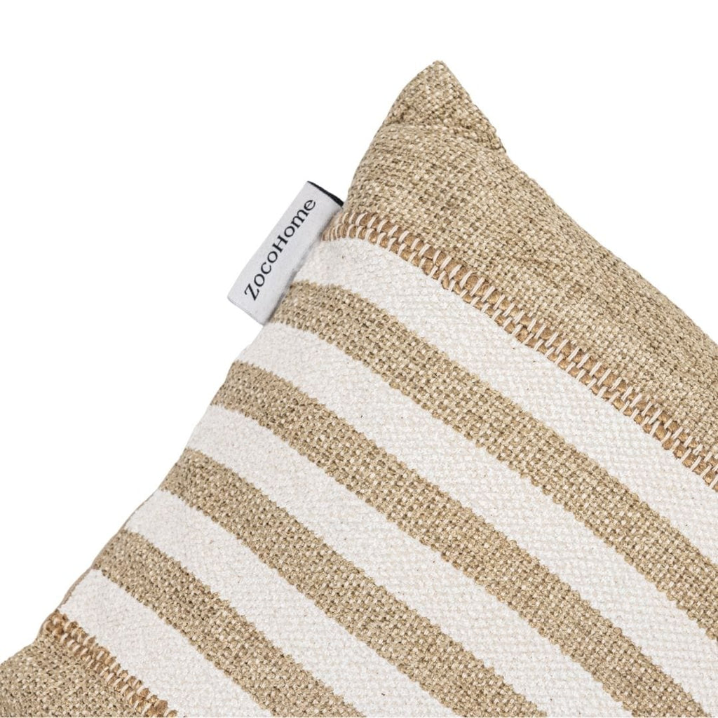 Coussin rectangulaire rayé Minoa | 50x30cm