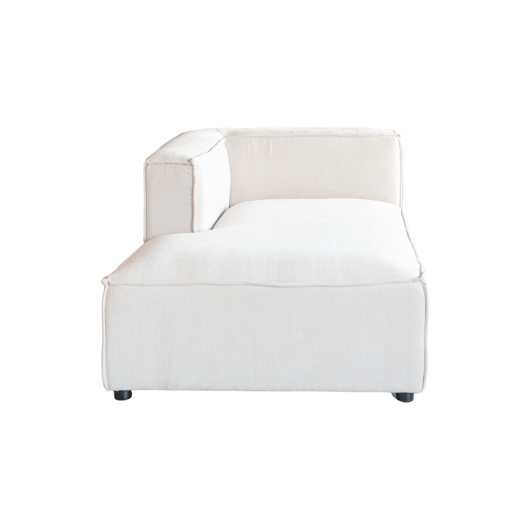 Chaise longue d'angle gauche Mykonos Soma | 100x170x70cm