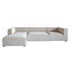 Chaise longue d'angle gauche Mykonos Soma | 100x170x70cm