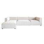 Chaise longue d'angle gauche Mykonos Soma | 120x170x70cm