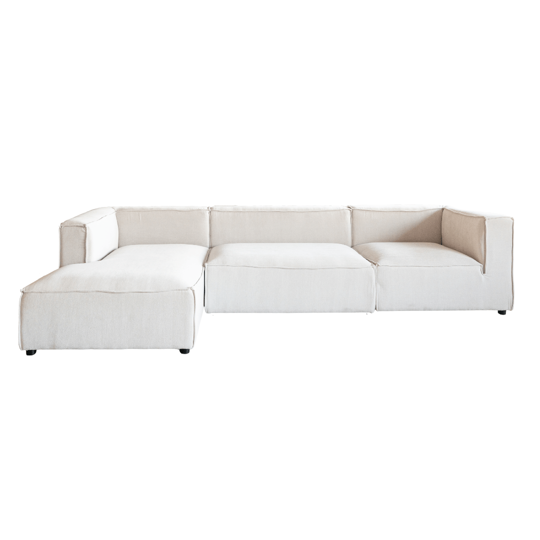 Chaise longue d'angle gauche Mykonos Soma | 120x170x70cm