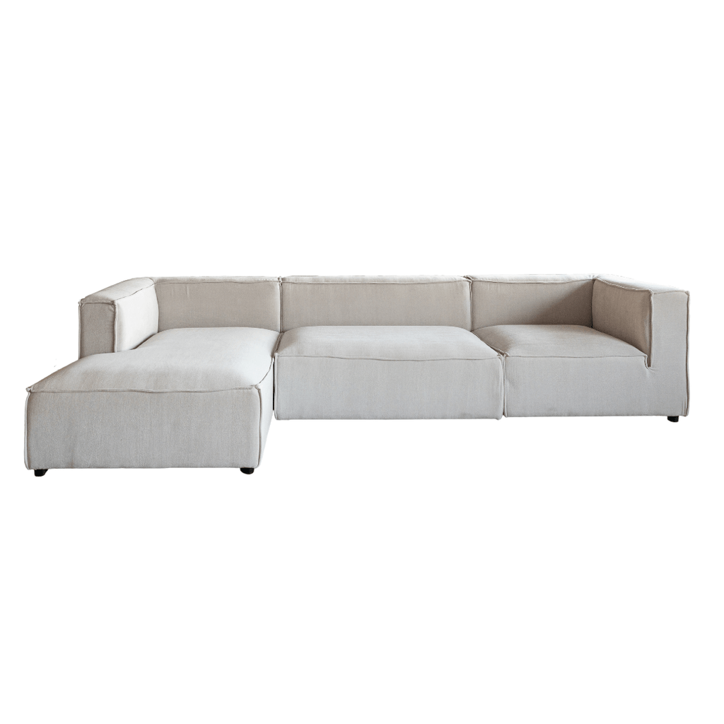 Chaise longue d'angle gauche Mykonos Soma | 120x170x70cm