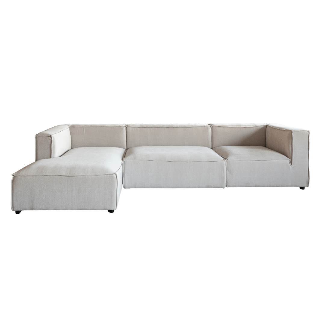 Chaise longue d'angle gauche Mykonos Soma | 120x170x70cm