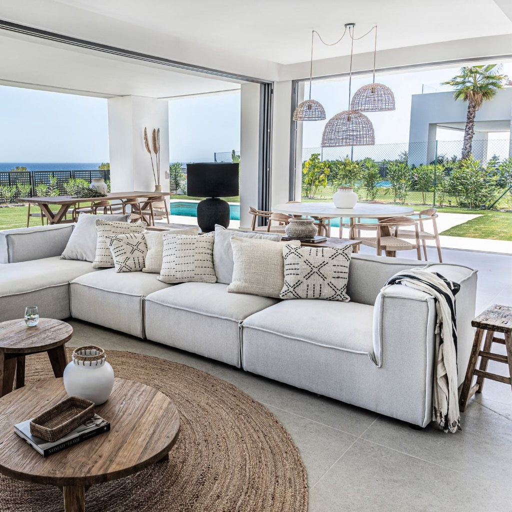 Mykonos Soma d'angle | 100x100x70cm