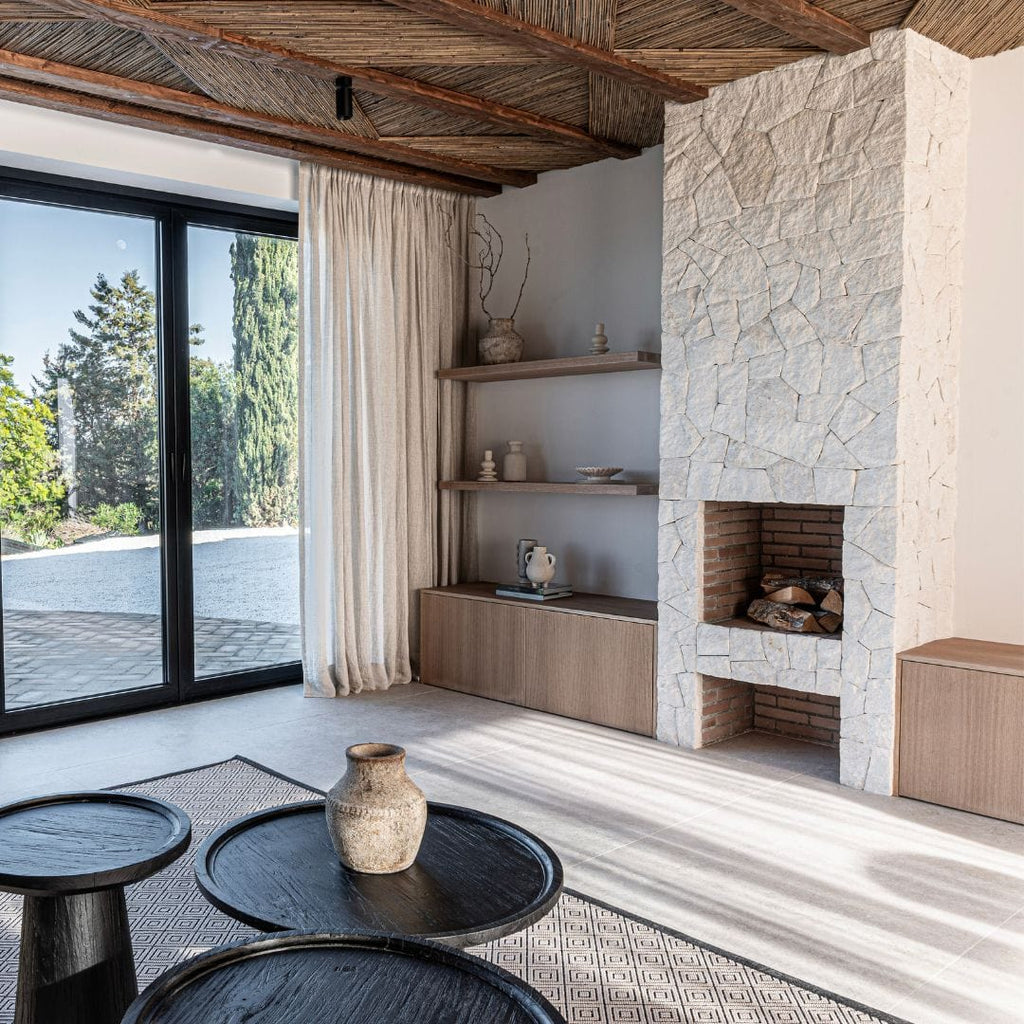 Table basse Nuku | Noire 50cm