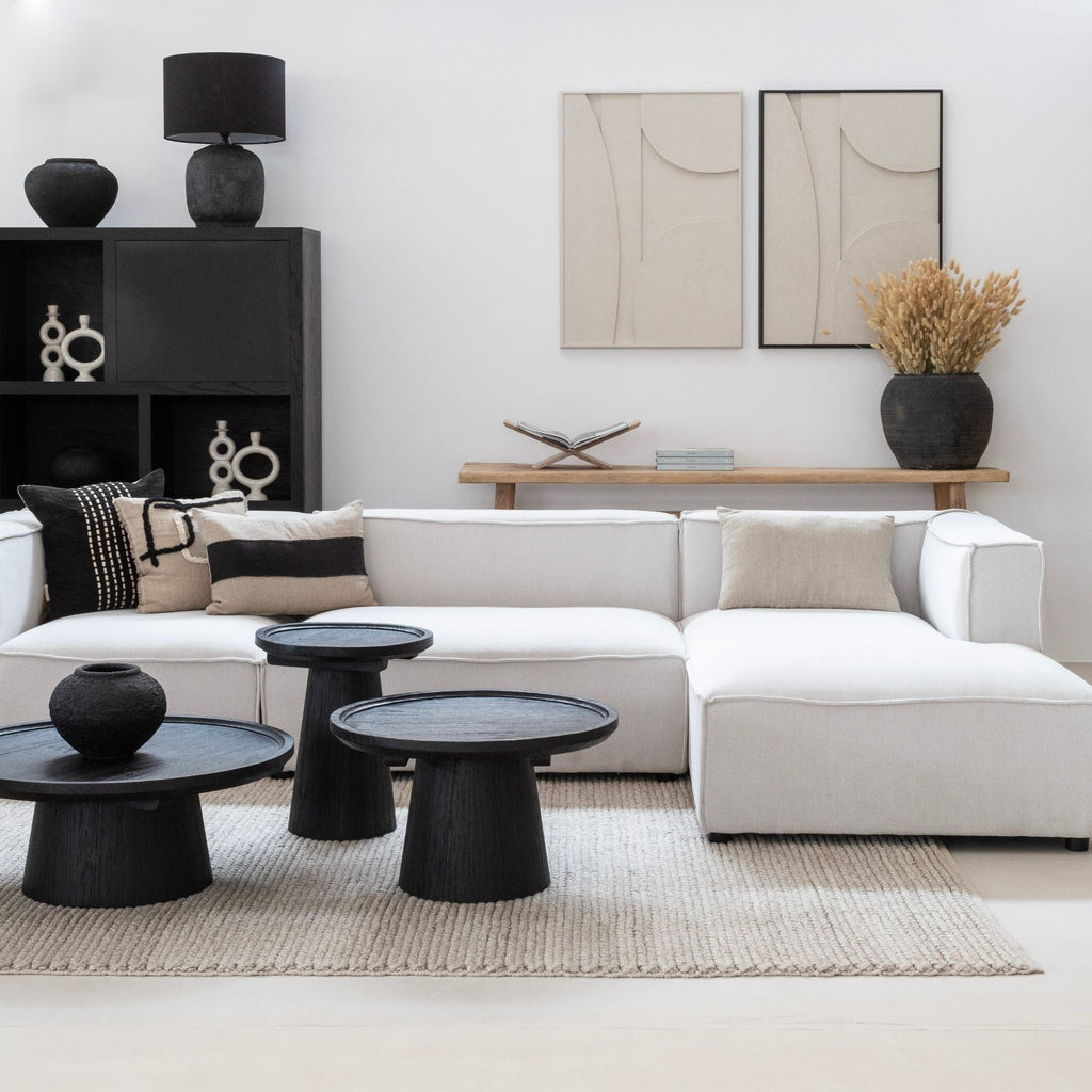 Table basse Nuku | Noire 65cm