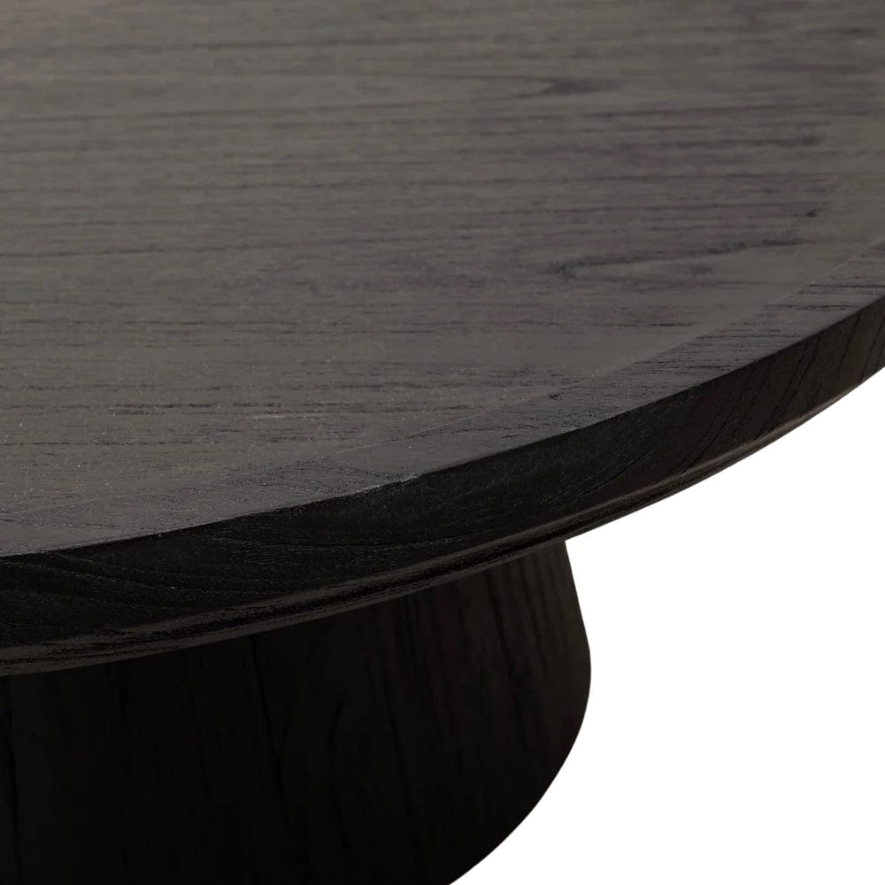 Table basse Nuku | Noire 80cm