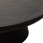 Table basse Nuku | Noire 80cm