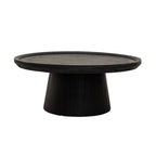 Table basse Nuku | Noire 80cm