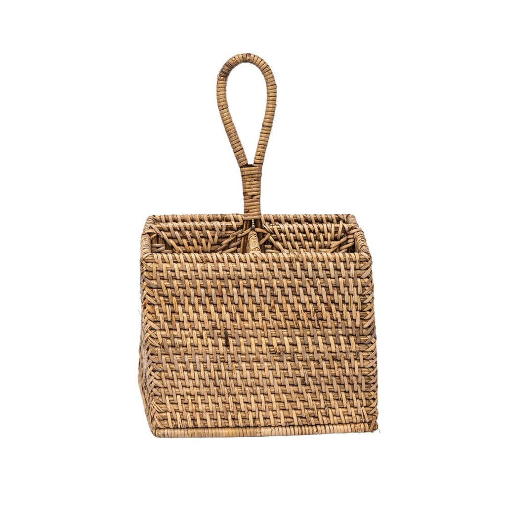 Porte-couverts en rotin bio