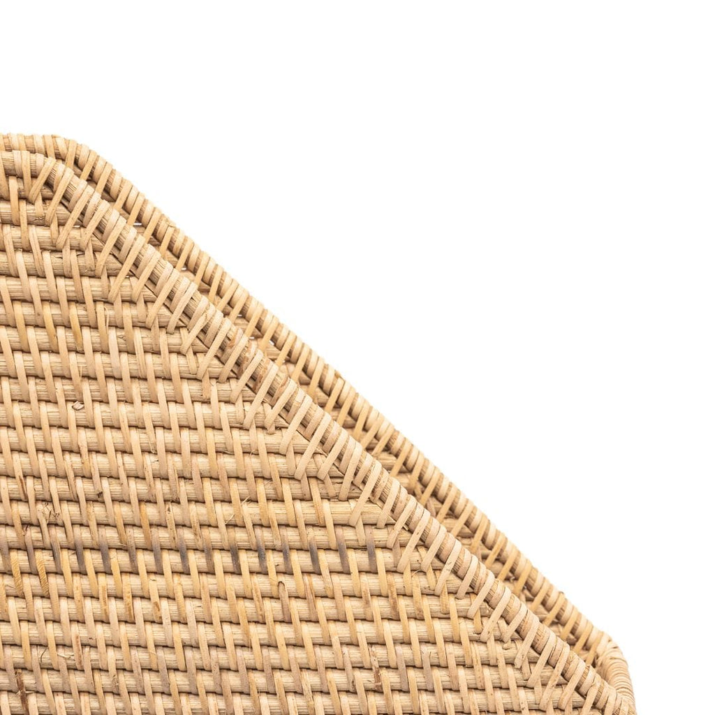 Organisateur de dossiers de bureau en rotin naturel | 35x20cm