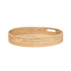 Plateau rond en rotin bio | 50cm