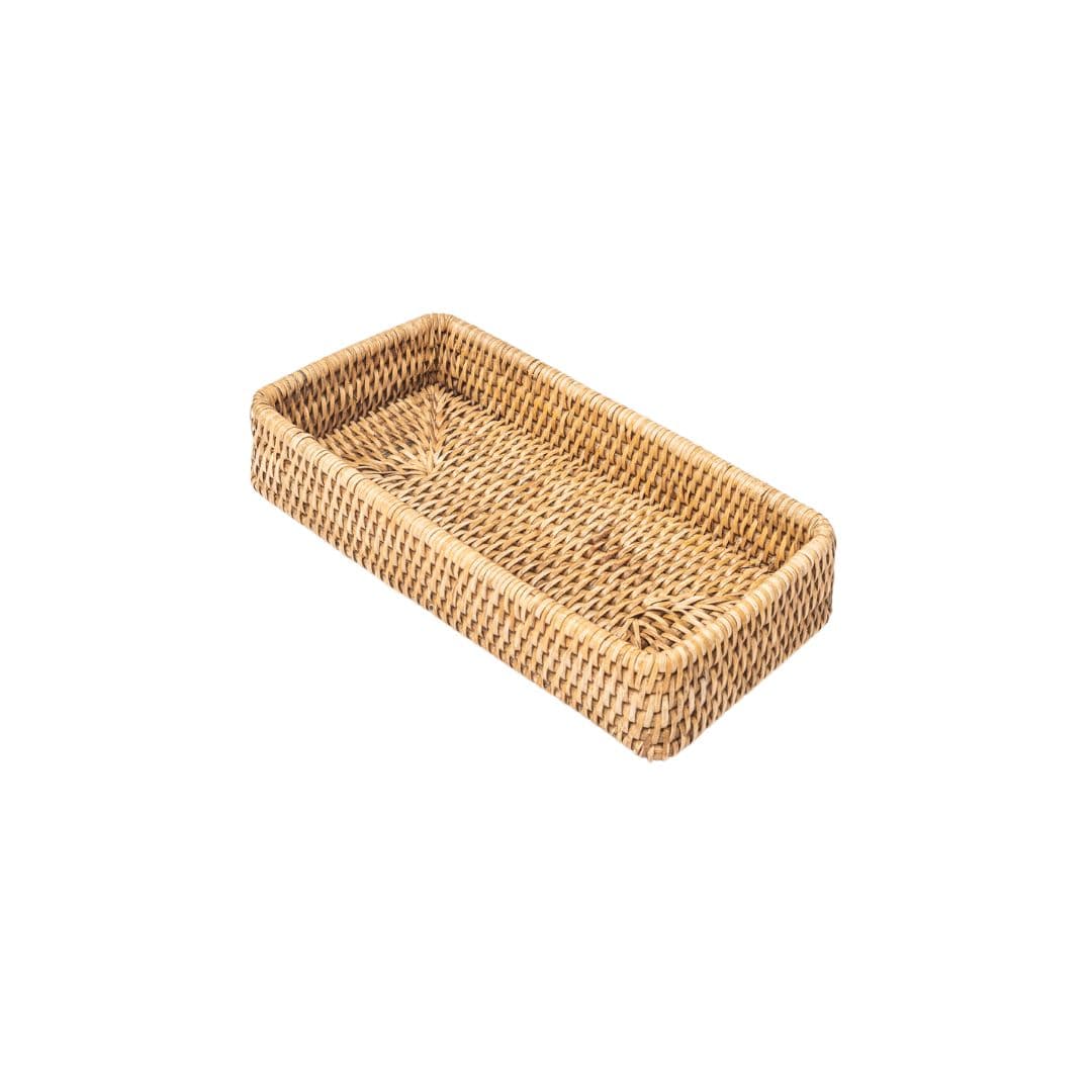 Boîte de rangement en rotin naturel | 25cm