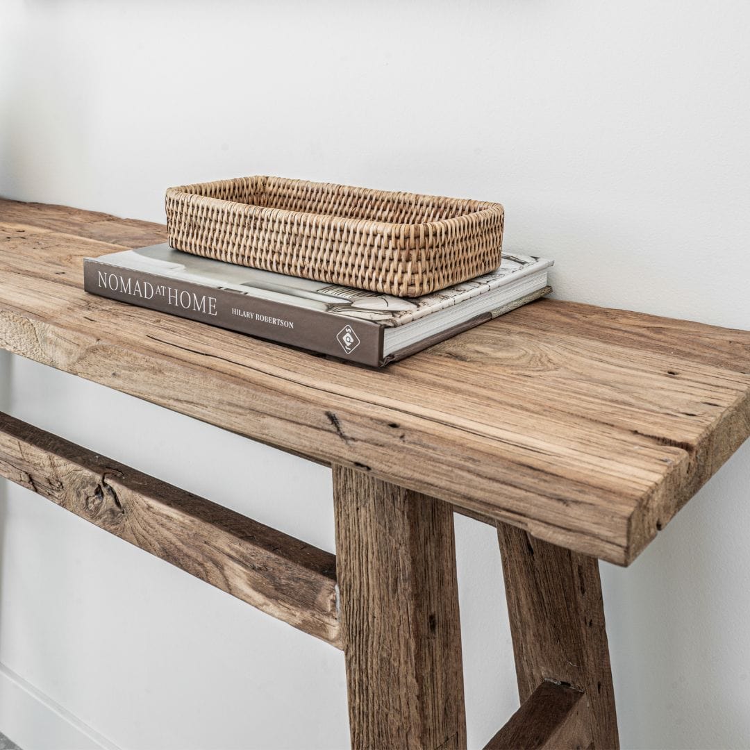 Boîte de rangement en rotin naturel | 25cm