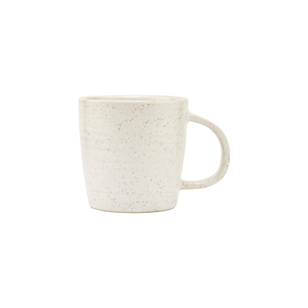 Mug en grès Pion | Blanc/Gris 9x9cm