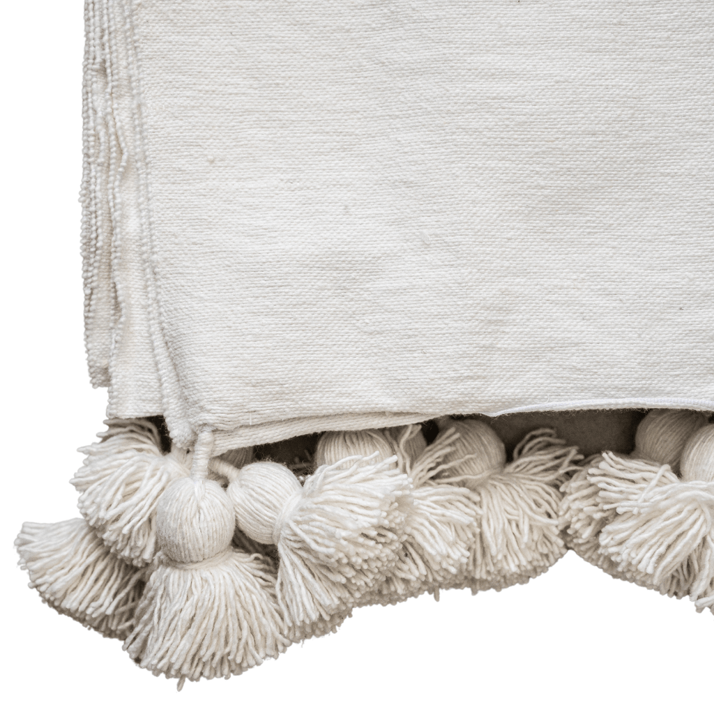 Couverture PomPom | Blanche