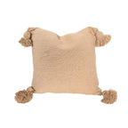 Fronce de coussin PomPom | Sable | 60x60cm
