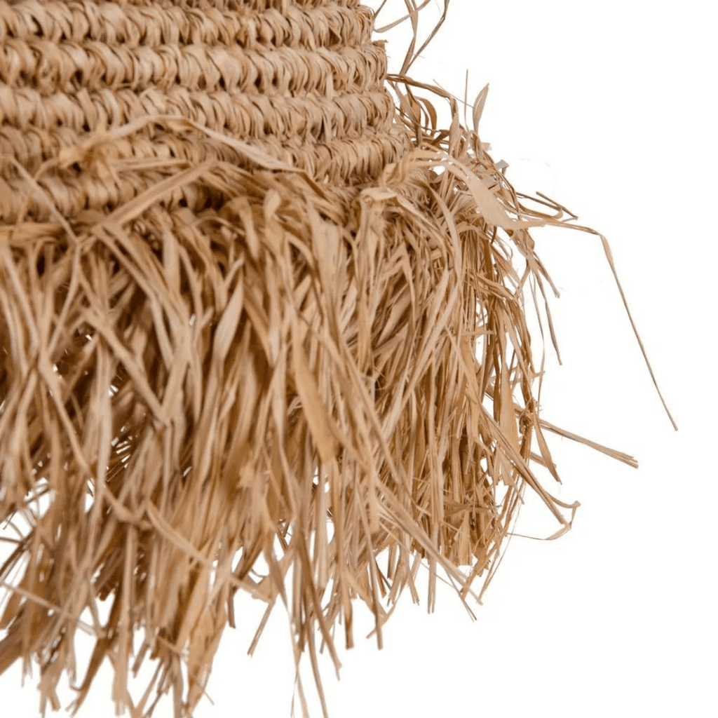 Lampe suspendue en raffia | 50x50cm