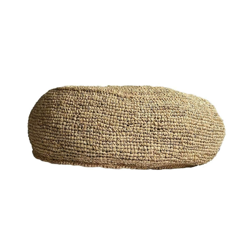 Pouf en Raffia | 65x35cm