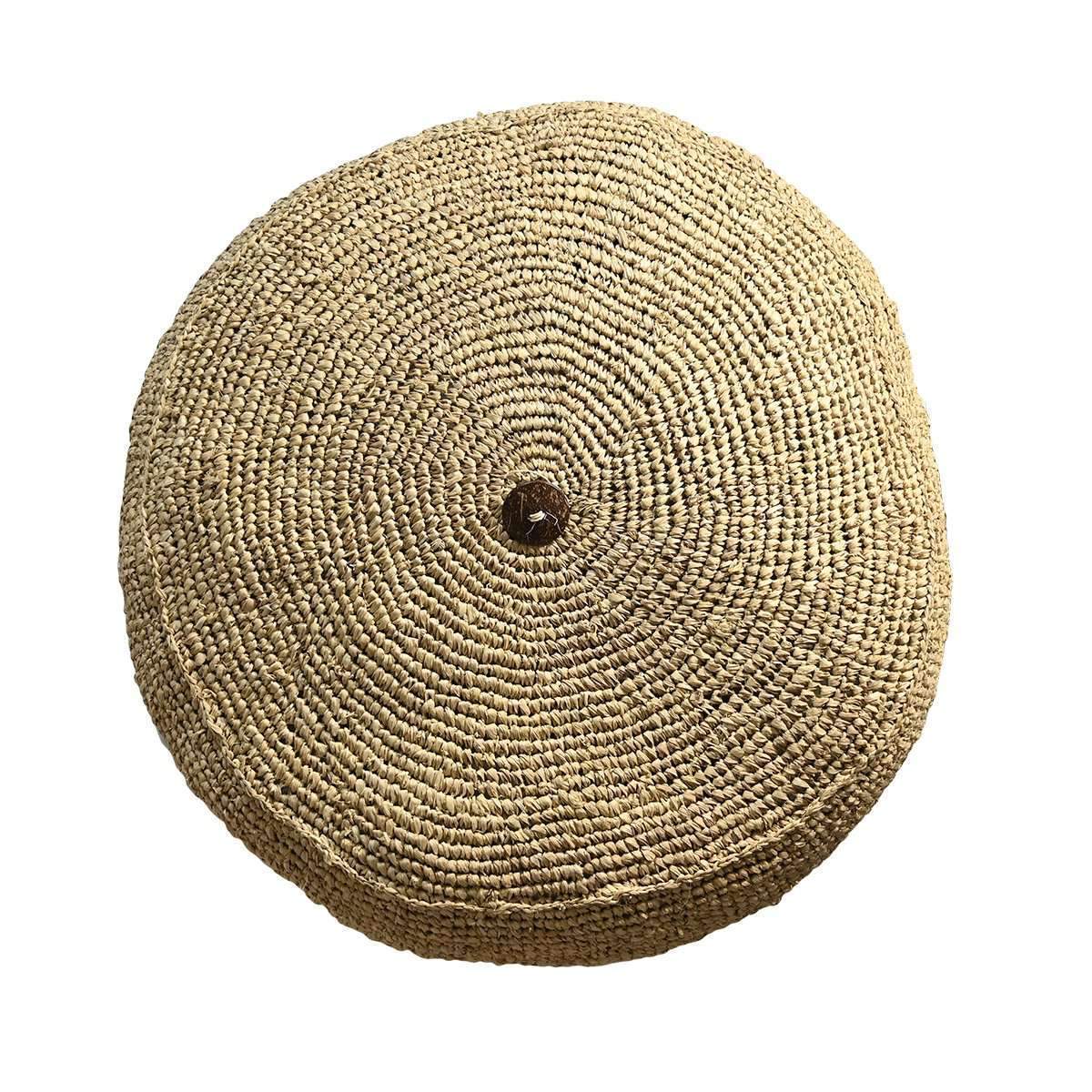 Pouf en Raffia | 65x35cm