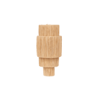 Lampe murale en raffia | 25x15x52cm