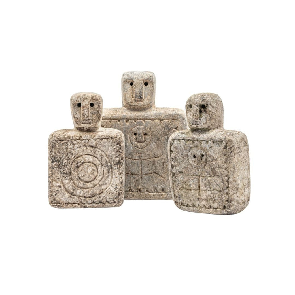 Statue en pierre de Raja Sumba - Symbole cible | Petit