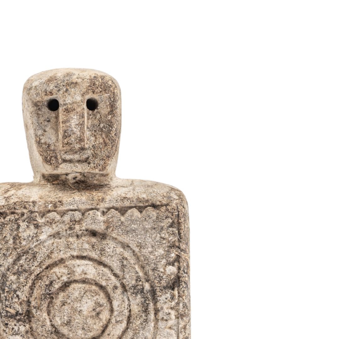 Statue en pierre de Raja Sumba - Symbole cible | Petit
