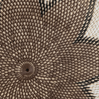 Panier décoratif en rotin | Motif octagramme | 80cm