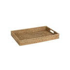 Plateau rectangulaire en rotin naturel | 56x36cm