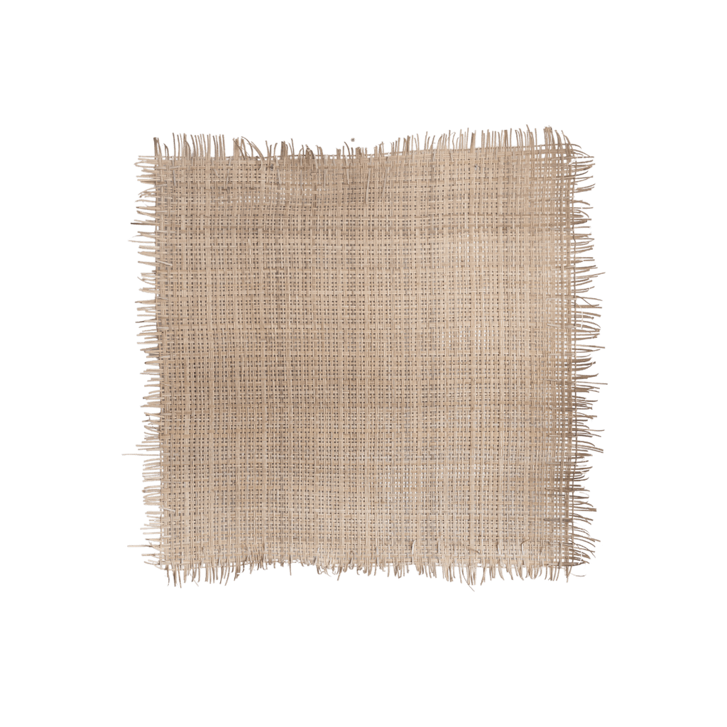 Panneau mural décoratif en rotin tressé | 150x150cm