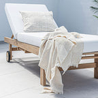 Serviette en coton recyclé | Beige | 90x170cm