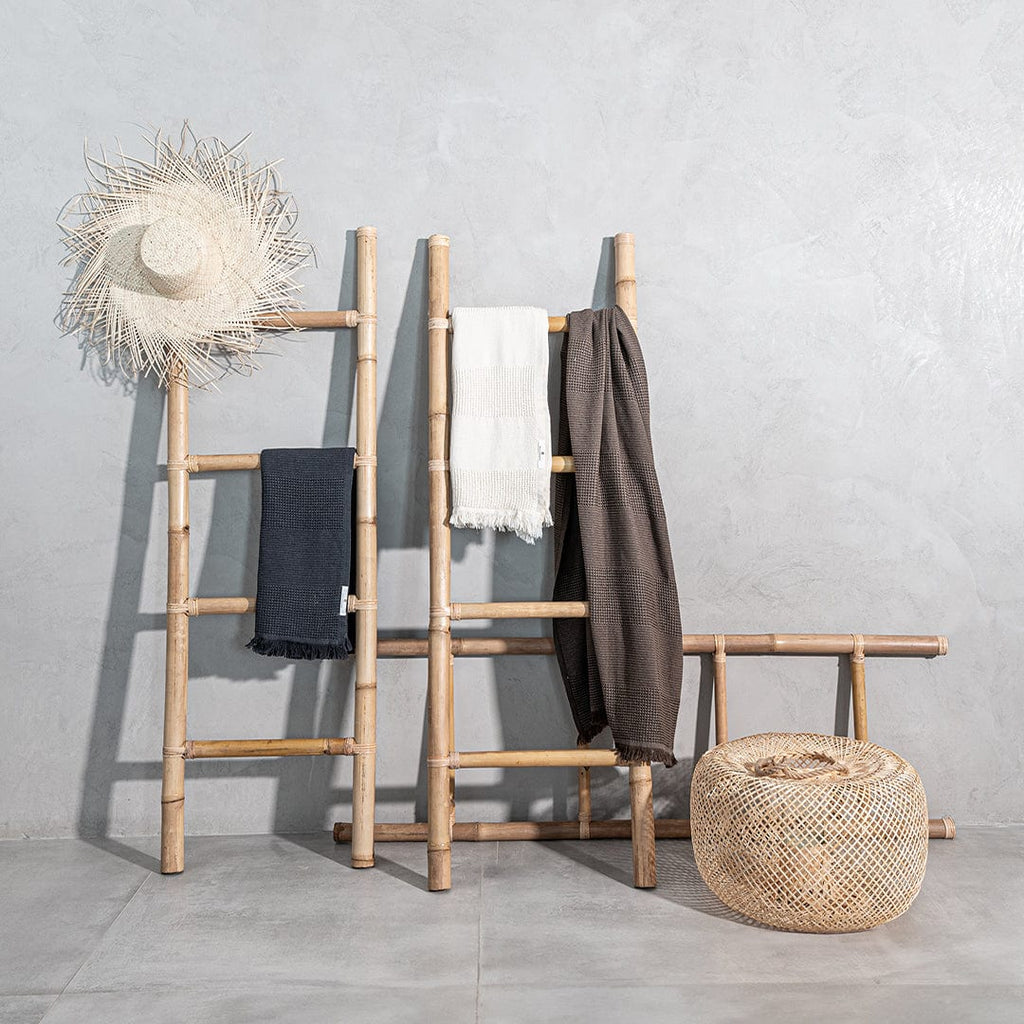 Serviette en coton recyclé | Beige | 90x170cm