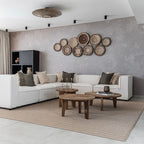 Table basse en teck recyclé | 50x41cm