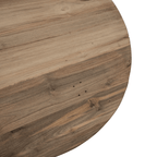 Table basse en teck recyclé | 65x38cm