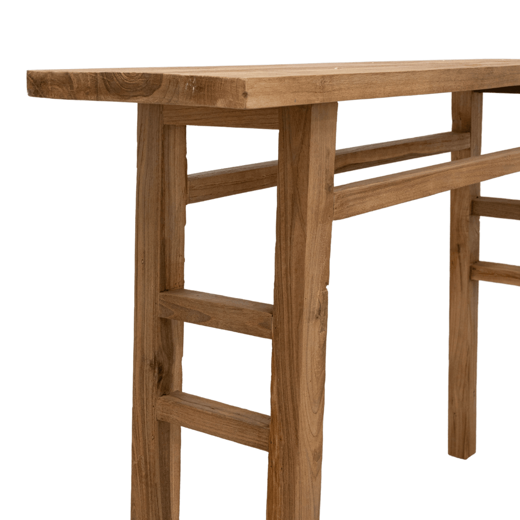 Console en Teck Recyclé | 120x30x80cm