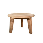 Table basse ronde en teck | 65cm