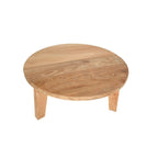 Table basse ronde en teck | 80cm