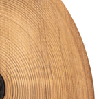 Applique murale ronde en teck | 40cm