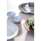 Bol rustique | Gris/Bleu 11,5x3,8cm