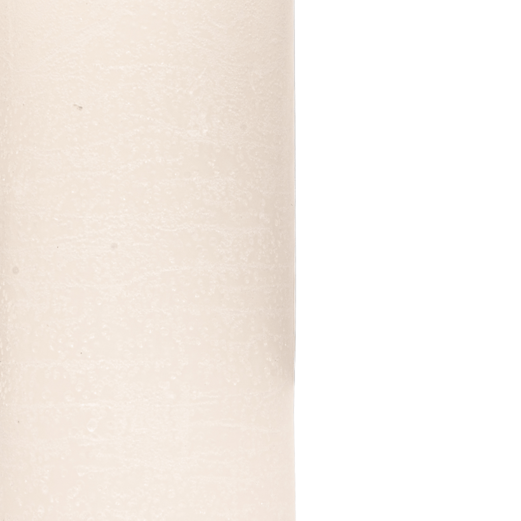 Bougie rustique | Blanche