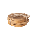 Tire-bouteille rustique | Lot de 4 | Cire d'abeille 9x12cm