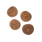 Tire-bouteille rustique | Lot de 4 | Cire d'abeille 9x12cm