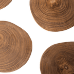 Tire-bouteille rustique | Lot de 4 | Cire d'abeille 9x12cm