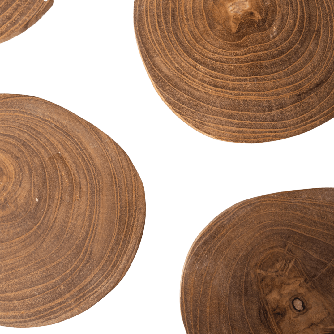 Tire-bouteille rustique | Lot de 4 | Cire d'abeille 9x12cm